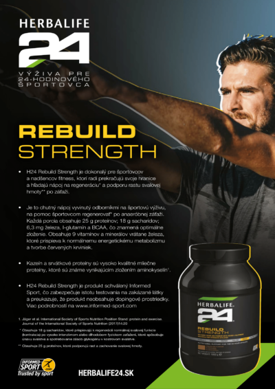H24 Rebuild Strength (Obnova sily), Čokoláda, 1000g - Image 4
