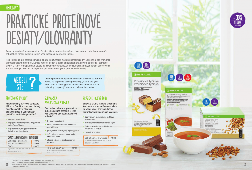 Herbalife praktické proteínové desiaty