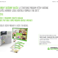 Herbalife skúšobný testovací balíček - Pozvánka