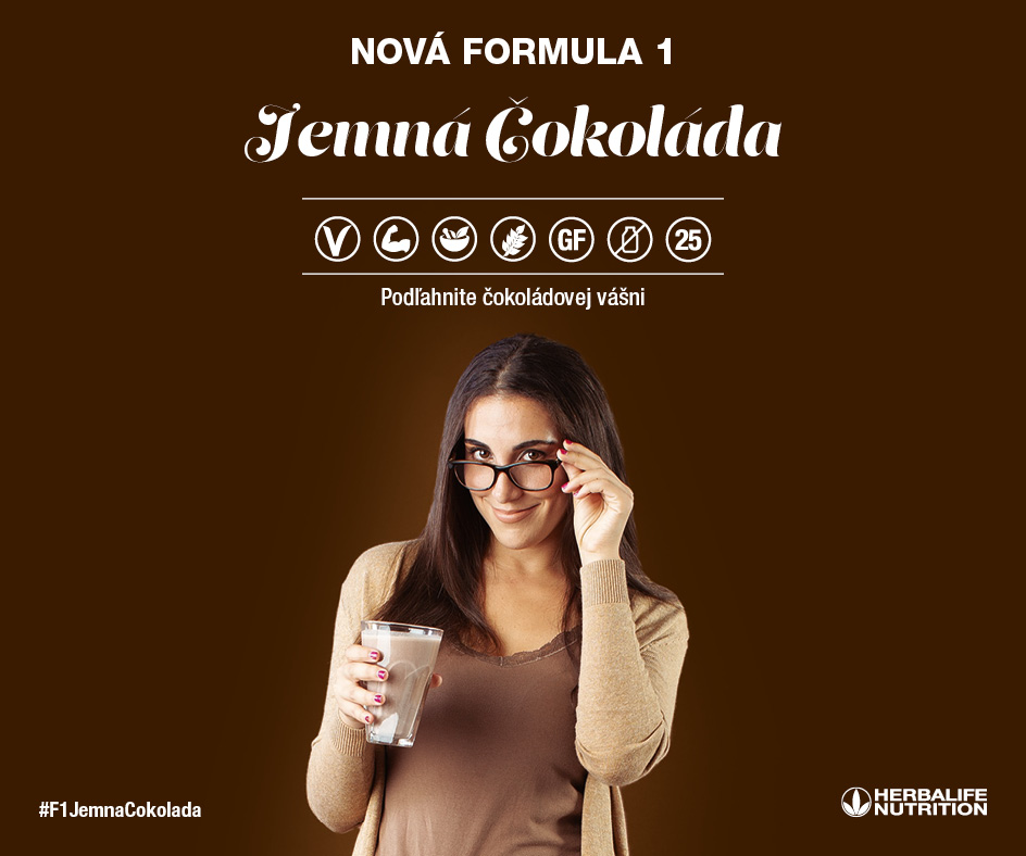 Herbalife Formula 1 - jemna cokolada promo