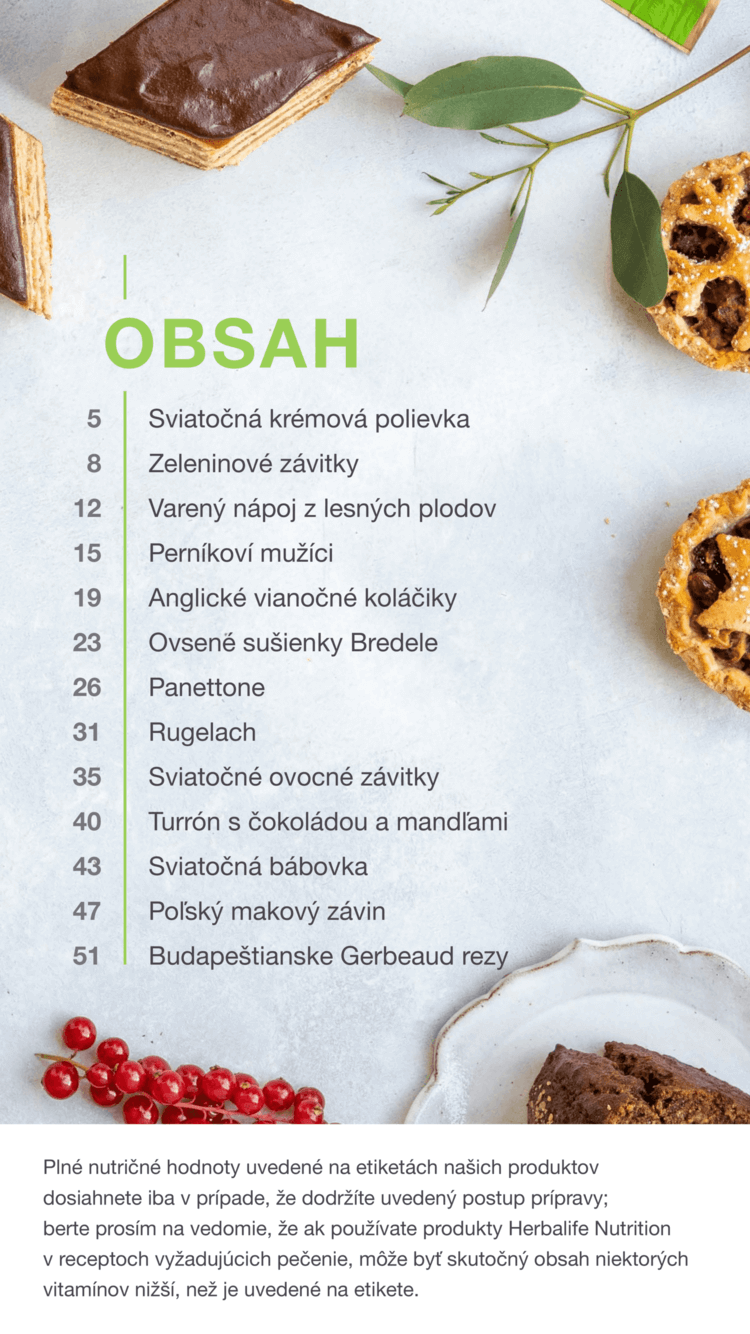🎄👩🍳 Sviatočná/Vianočná kuchárka Herbalife (PDF Kniha 13 receptov) – Obrázok 2
