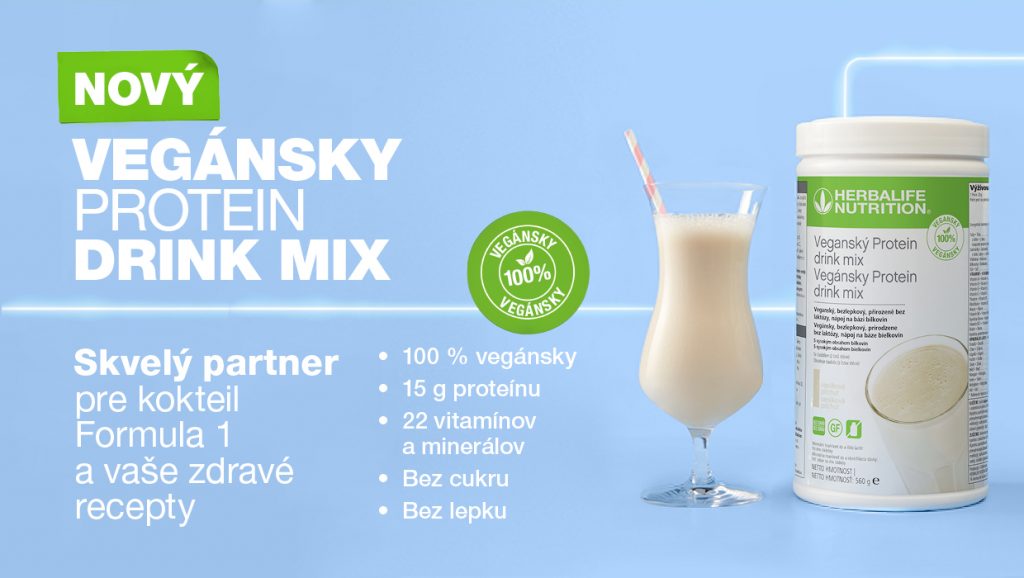Fakty - Herbalife Vegánsky Protein drink mix Vanilka 560g