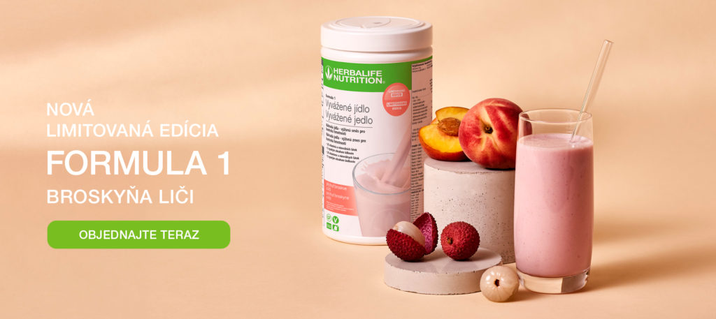 Herbalife Formula 1 Broskyňa & Liči 254K-banner