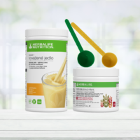 Herbalife-kokteil-formula-1-vyvazene-jedlo+Herbalife-vlaknina